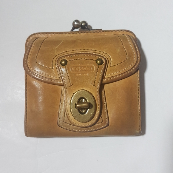 Coach Leather Wallet.